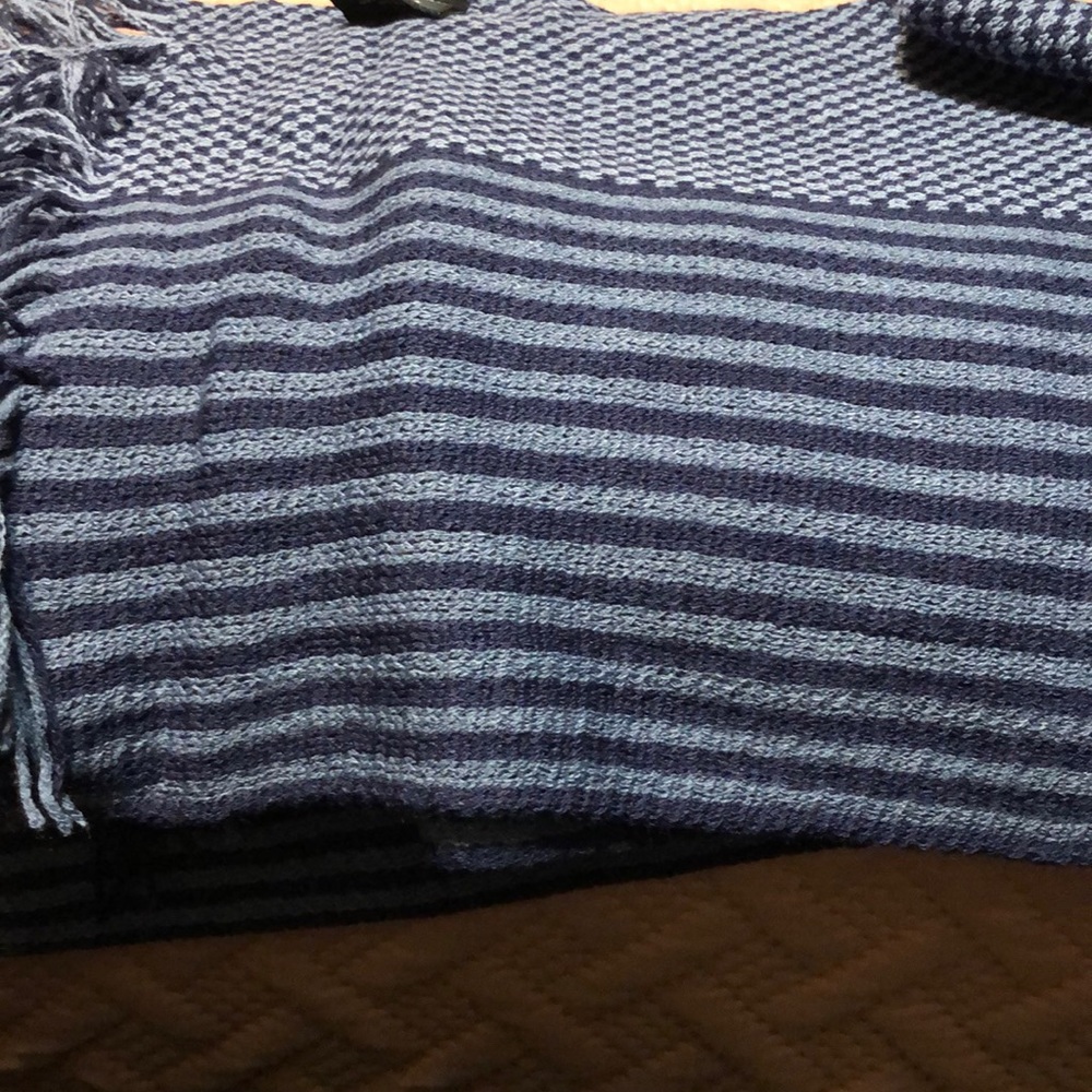 Two-tone Blue Modena Extrasoft Scarf